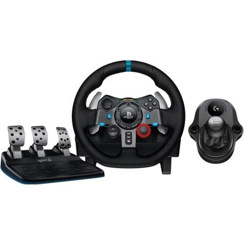 Logitech G29 Driving Force Race Wheel PS4 + Logi G Driving Force Shifter Bundle